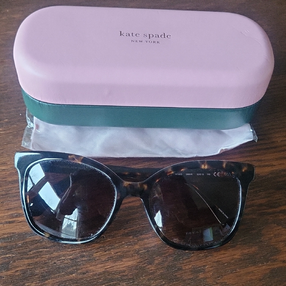 Kate Spade Brown Tortoise Sunglasses Hello Sunshine